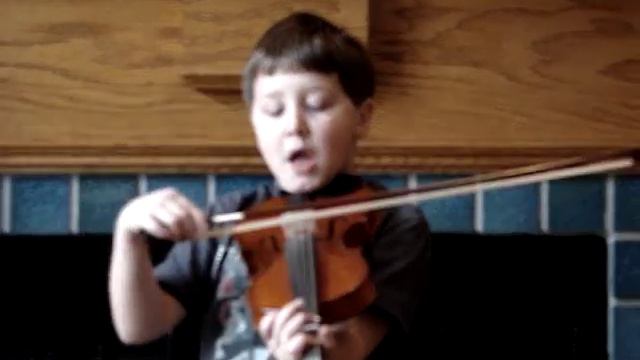 Marshall Playing Shortnin' Bread - Violin