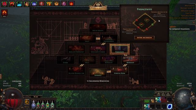 [Path Of Exile 3.23] Destructive Play & My Incursion Cheat Sheet