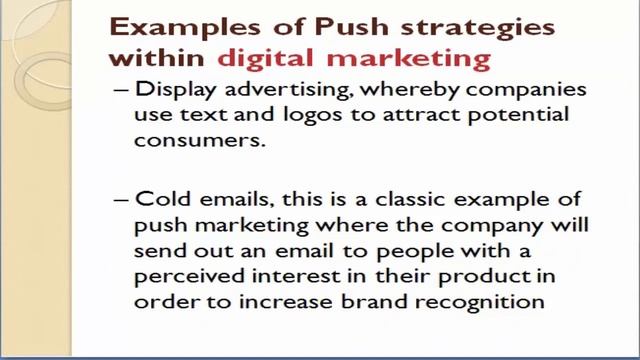 Pull Vs. Push Marketing Strategy || Definition || Benefits || Difference || Promotion Mix |