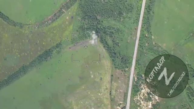 Прилет по очередному Леопарду 2 - засветили, накрыли, экипаж подбитую машину покинул