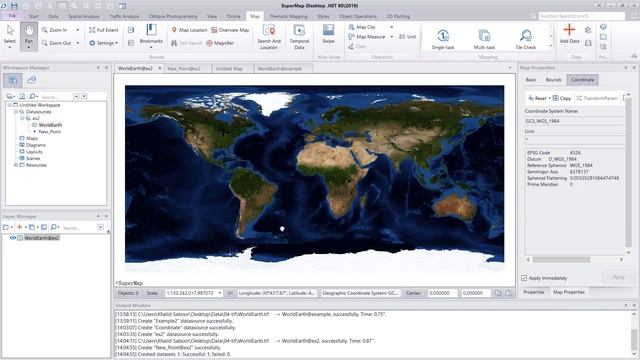 Coordinate System In GIS Software
