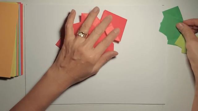 ОРИГАМИ из бумаги  ↘ Клубника ↙ Оригами для детей  // Origami // Strawberry // 종이접기 ▶딸기◀