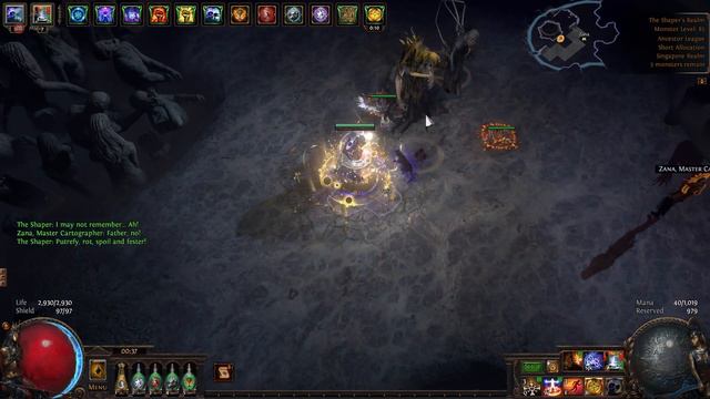 [POE] 3.22 The Absolute Uber Killer - 89M DPS Explosive Trap Saboteur Vs Uber Boss