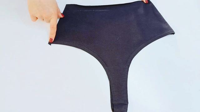 Как сшить стринги на высокой талии