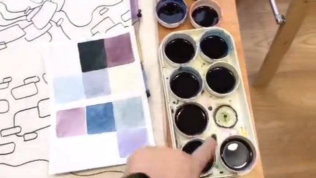 О процессе работы над платком. Батик Елена Яшина