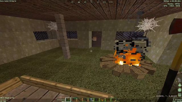 Простое видео без монтажа/игра в майн сервер с темой DayZ/