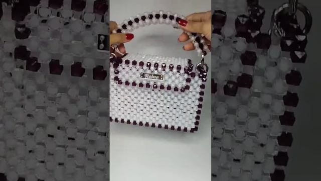 обзор сумки из бусин