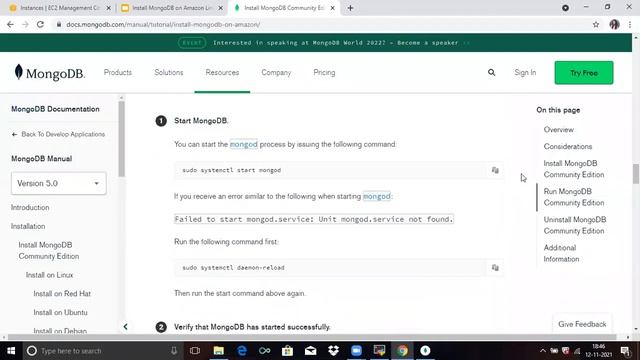 #8:How To Install MongoDB On Amazon Linux 2 | Access MongoDB Using Compass | Enable MongoDB Remote