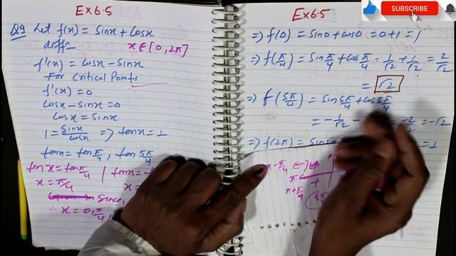 Application Of Derivatives Class 12 Ex6.5  (Q6 To Q12 Solutions) Part 17
