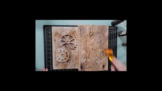 Mixed Media Twist On Masculine Treasure Box.