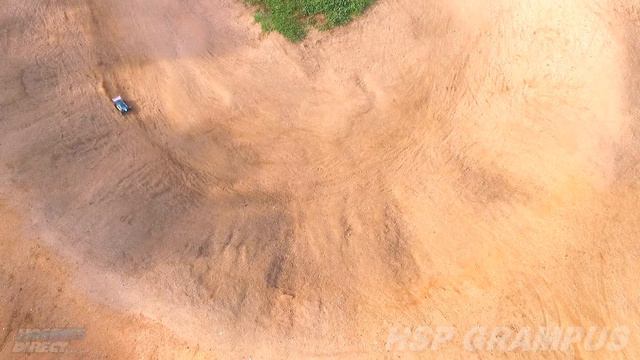 HSP 1/10 Grampus Brushless RC Buggy - BMX Track Attack