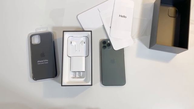 Iphone 11 Pro Midnight Green Unboxing