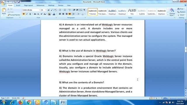 WebLogic Interview Questions and Answers