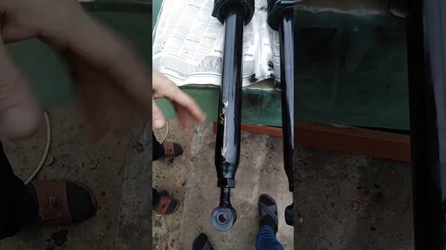 Стойки на пружинах на Мерседес W220
