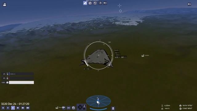 Snow Skid Landing | Pioneer Space Sim