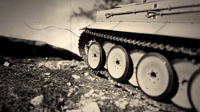 RC TANK GERMAN TIGER1 Crawling Retro Look Scale 1:16