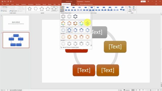 How To Insert Continuous Cycle SmartArt In PowerPoint Mac