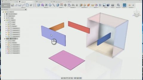 Перемещение компонентов во #Fusion360