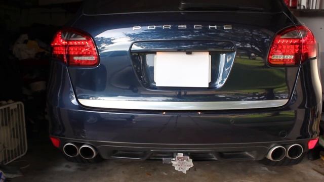 Milltek Resonated Exhaust Porsche 958 Cayenne Turbo Cold Start