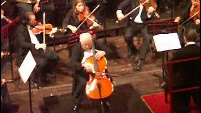 Rostropovich Performance In Cremona, October 2004