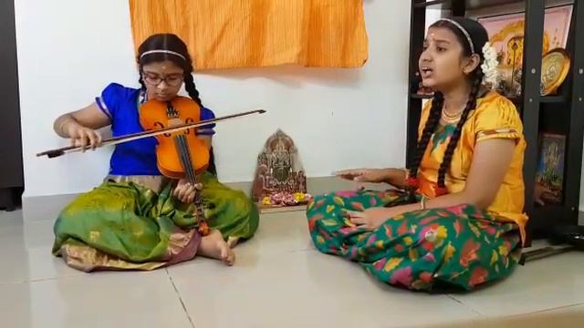 Abhogi Varnam - Evvari Bhodhana - Adhi By Vaishnavi Violin Followed By Vocal