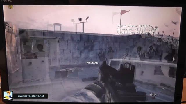 Modern Warfare 2 On Asus 1215N