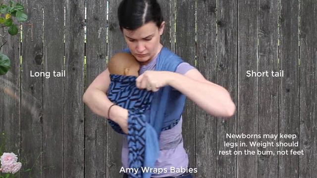 What Else Can A Stretchy Wrap Do? Robin's Front Wrap Cross Carry In A Moby Wrap