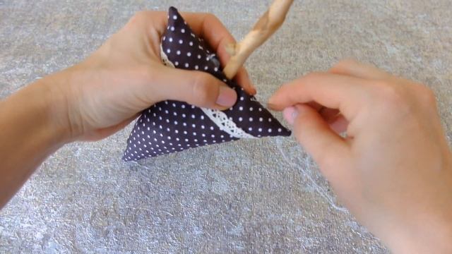 Текстильная декоративная елочка своими руками/новогодняя елочка мастер класс/Christmas Ornaments