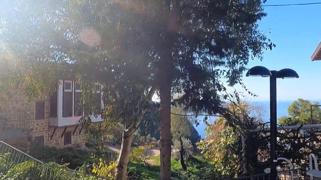 TURKEY,ALANYA, ANTALYA AREA,ON THE WAY UP TO THE FORTRESS, VIEW FROM THE GARDENIA CAFE, JANUARY 202