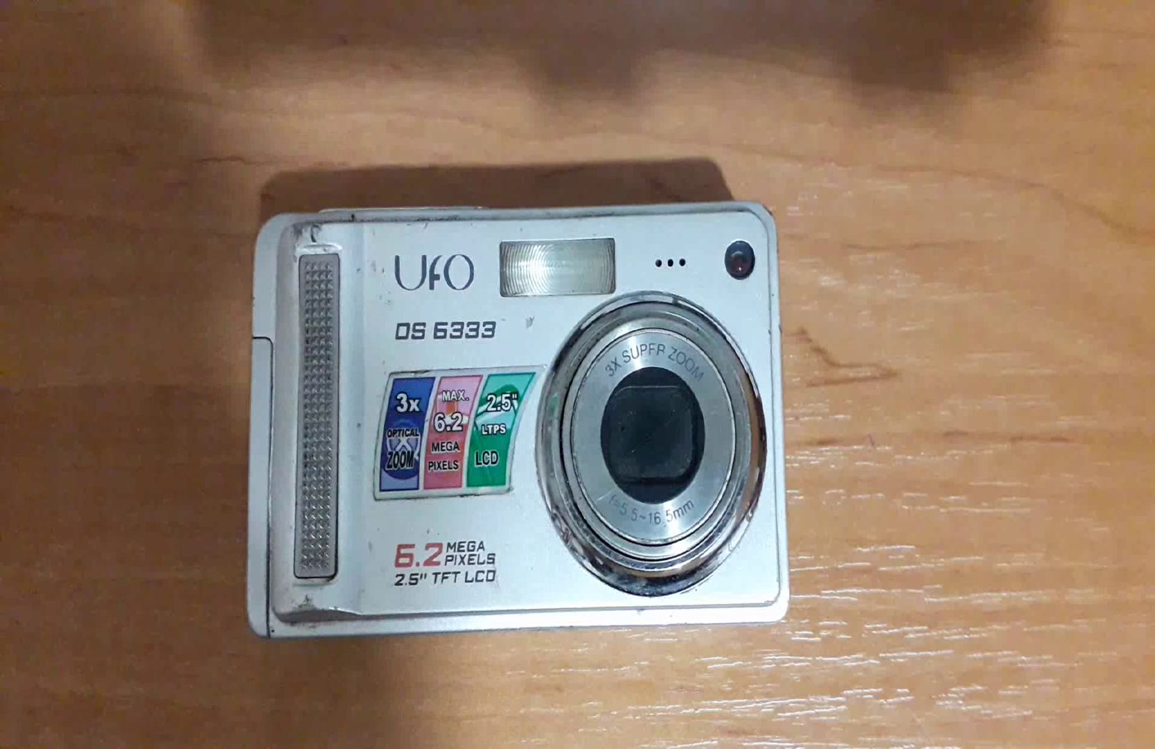 Фотоаппарат UFO DC 6333 (РАЗБОР. Много золота)