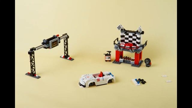 Lego Speed Champions 75912 Porsche 911 GT Finish Line - Stop-Motion Build