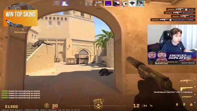 MANTUU SMURFING IN CS2 BETA