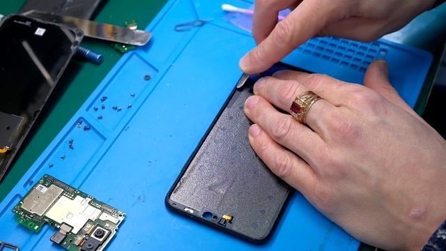 Ремонт Huawei Honor 8X попадание влаги / замена модуля / подробный разбор