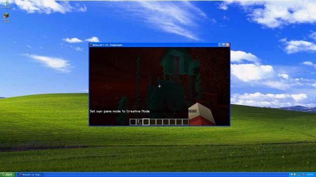 Minecraft 1.16 On Windows XP!