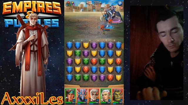 Ройбен: Тестируем героя в набегах. Empires And Puzzles.