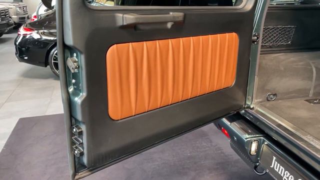 17683 Mercedes-Benz G 350 d Sport periklasgrün Leder hellbraun Harman