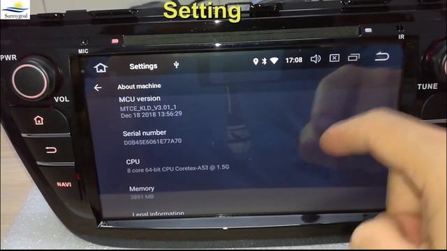 Touchscreen Double Din Android OS Car DVD Player GPS Navigation For Suzuki SX4(2006-2013)