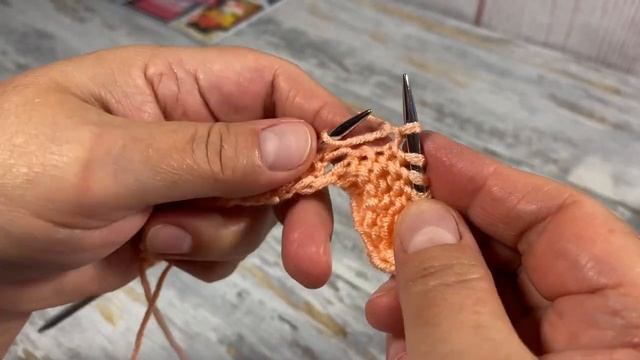 Узоры спицами. Центральный узор «Вихрь». Knitting Patterns. Central Pattern 