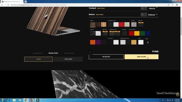 Modify Your Macbook Air With Skinnova Skin | Gadgetshieldz | Tamil TechGuruji