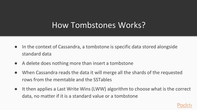 Learning Apache Cassandra : The Impact Of Frequent Updates And Delete | Packtpub.com