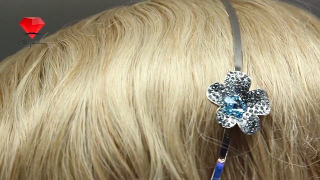 Bije.ru: Обруч для волос с кристаллами Сваровски Liddy (Лидди)