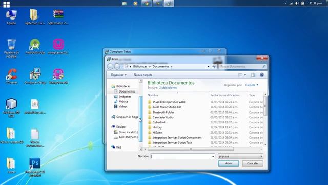 Android Studio Tutorial 1.44 - Android + Php + Mysql  - Instalacion De Laravel