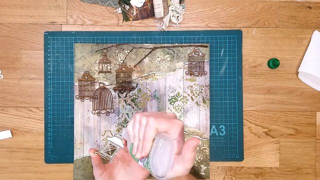 Процесс создания скрап-странички 