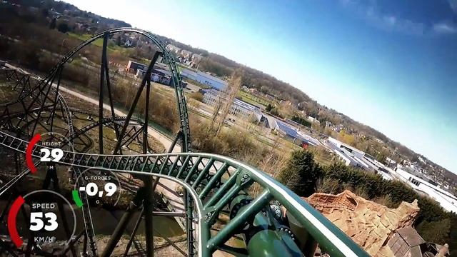 KONDAA - First On-ride Video (POV) - Walibi Belgium