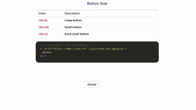 Bootstrap CSS - Bài 20: Định Dạng Button Trong Bootstrap