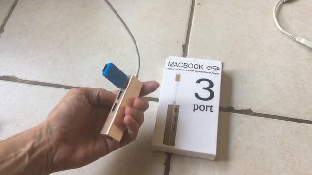 MacBook Gigabit Type C 3 3 Port Hub With Gigabit Ethernet Adapter Works With Microsoft Surface