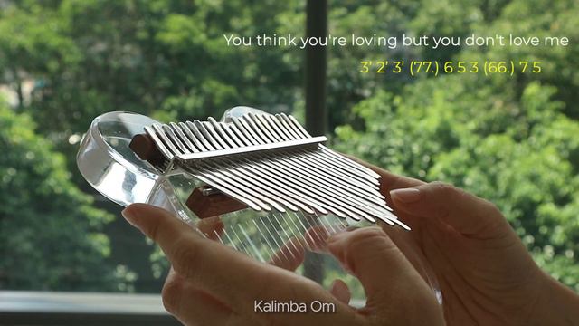 Warwick Avenue (Duffy) | 21-Key Kalimba Cover With Tabs