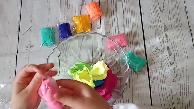 #slime #Слайм_своимируками #Слайм/Воздушный пластилин! Распаковка микс!//Slime/Air Plasticine!