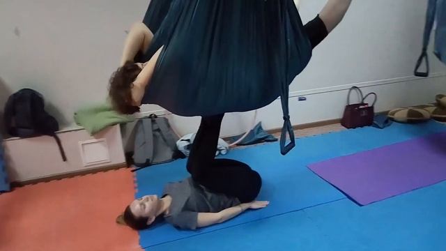 Массаж в гамаке