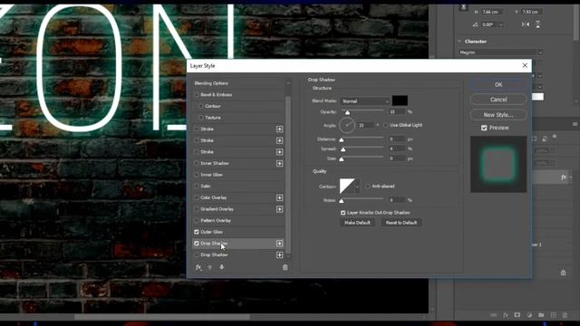 Realistic Neon Light Effect Photoshop Tutorial | Glow Effect Photoshop